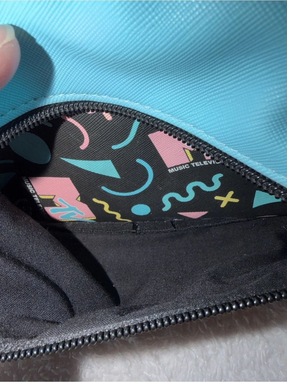 MTV Mini Retro Backpack with Geometric Print